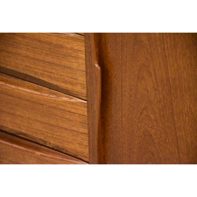 1960s Refinished Arne Vodder for Skovby 86” Teak Credenza For Sale - Image 10 of 13