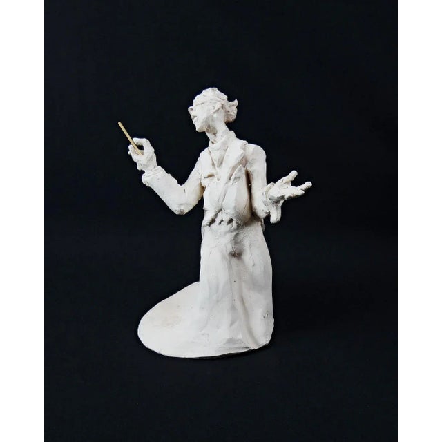 Terracotta Conductor Sculpture by Hélène Sellier, 2010 For Sale - Image 11 of 12