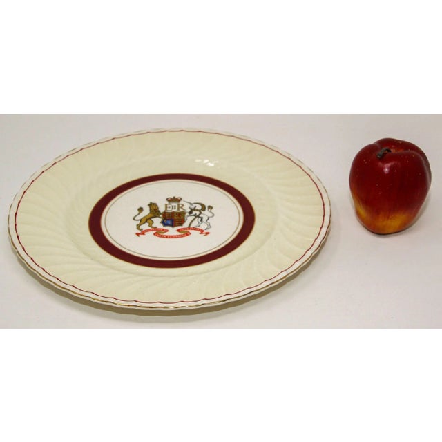 Coronation Plate Queen Elizabeth II June 2nd 1953 Burleigh Ware Burslem