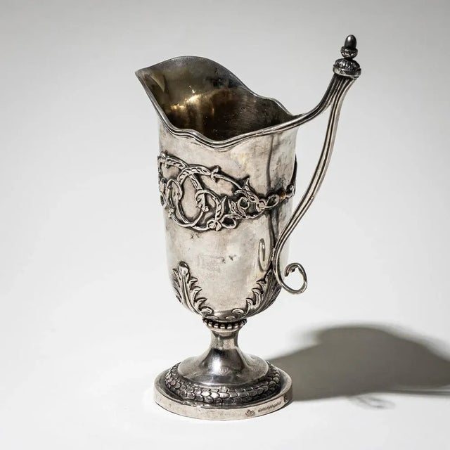 Silver Milk Jug, Leipzig, Germany, 1800s For Sale - Image 4 of 8