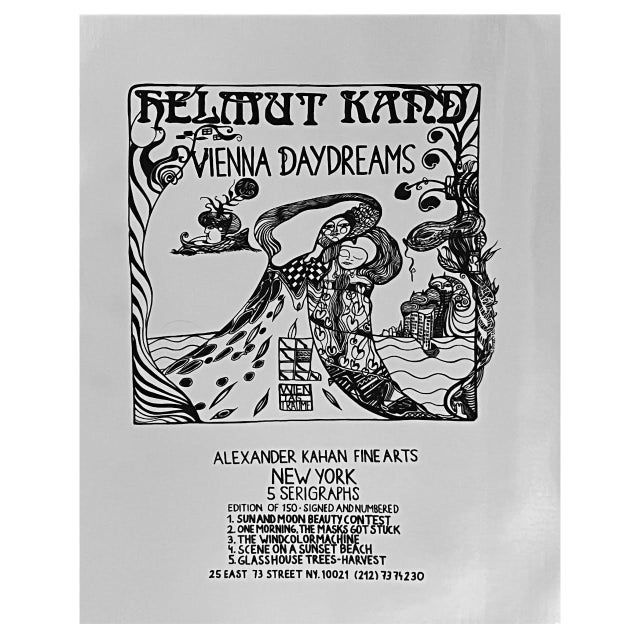 1972 Helmut Kand "Sun and Moon Beauty Contest" Surrealist Silver Foil Serigraph For Sale - Image 9 of 10