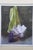 Late 20th Century Henrietta Wyeth Signed Silk Scarf Seashell Purple Bottle Still Life Serigraph For Sale - Image 5 of 10