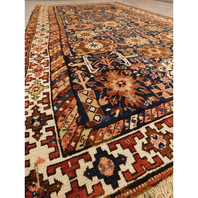 Traditional 1900 Antique Caucasian Gallery Rug For Sale - Image 3 of 13