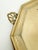 Art Deco Early 1900s Brass Tray With Ornate Handles For Sale - Image 3 of 8