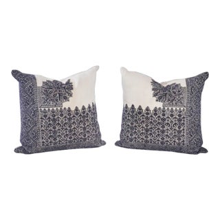 Schumacher Decorative Custom Pillows, Pair of For Sale