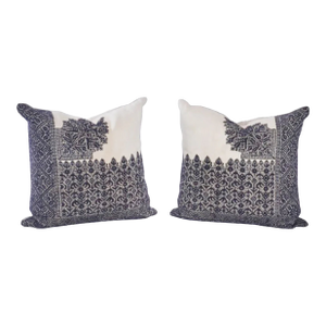 Schumacher Decorative Custom Pillows, Pair of