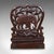 Vintage Elephant Motif Book Slide, Anglo-Indian, Teak, Library Stand, Art Deco For Sale - Image 6 of 10