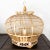 Indonesian Bamboo and Rattan Round Hanging Bird Cage For Sale - Image 10 of 12