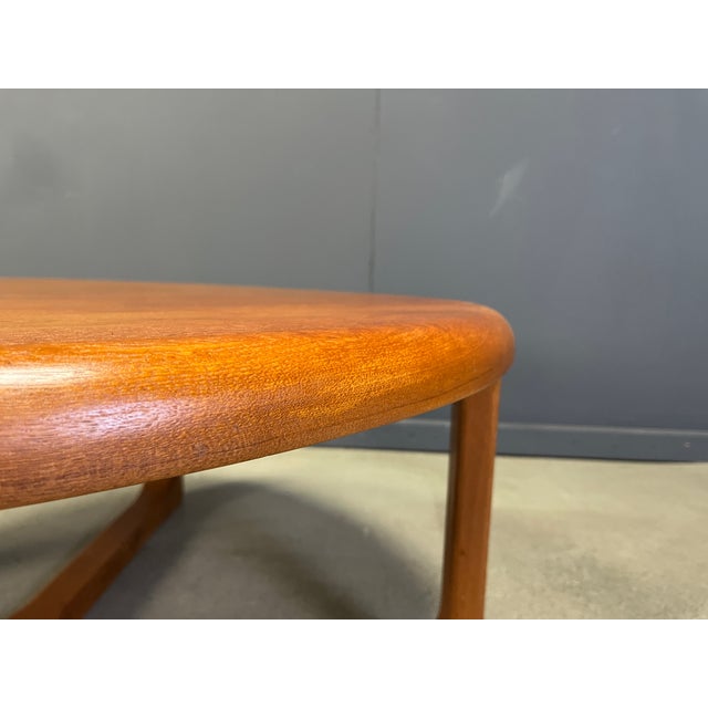 Mid-Century Scandinavian Teak Coffee Table, 1970s For Sale - Image 4 of 10