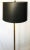 Patina bronze floor lamp by Maison Jansen. Faux bambou design. 1 bulb 100W max. Round base : 9". Wired for US and in...