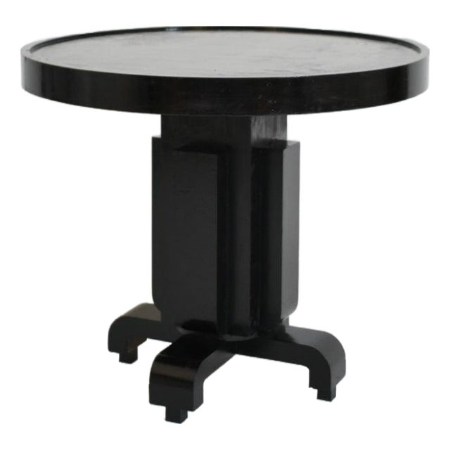 Art Deco Geometric Side Table, 1930s For Sale