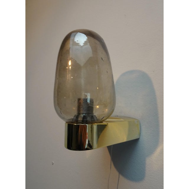 Vintage Scandinavian Wall Sconces in Glass with Spare Shade, 1970s, Set of 2 For Sale - Image 6 of 15