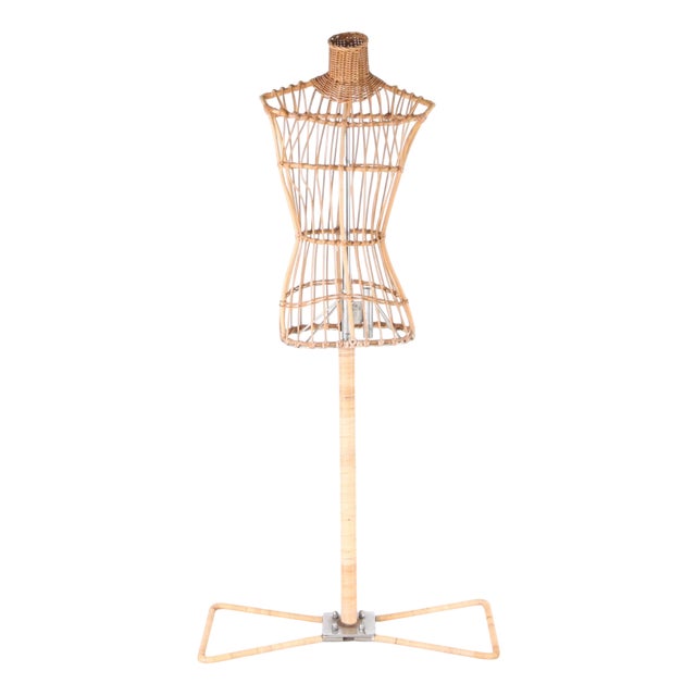 Mannequin in Rattan, 1970s For Sale