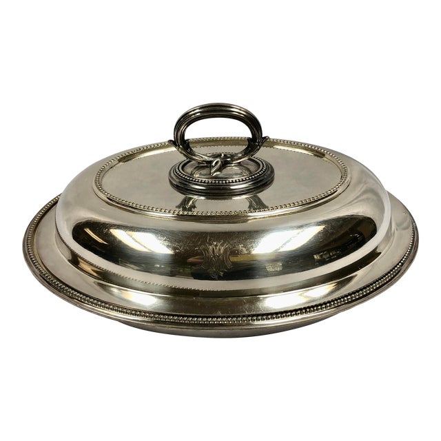 Antique Elkington Silver Covered Serving Dish Chairish