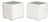 Skyline Design Glass Top Side Tables, Pair For Sale