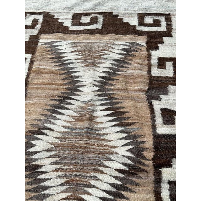 South American Navajo Flat Rug, 1930s For Sale - Image 12 of 17