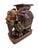 Ceramic Vintage Brown Ceramic Elephant Plant Stand, Hollywood Regency, Chinoiserie For Sale - Image 7 of 10
