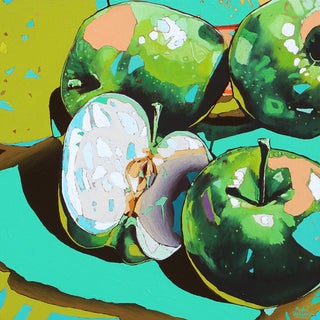 Rafal Gadowski, Apples 28, 2026, Oil Painting on Canvas For Sale