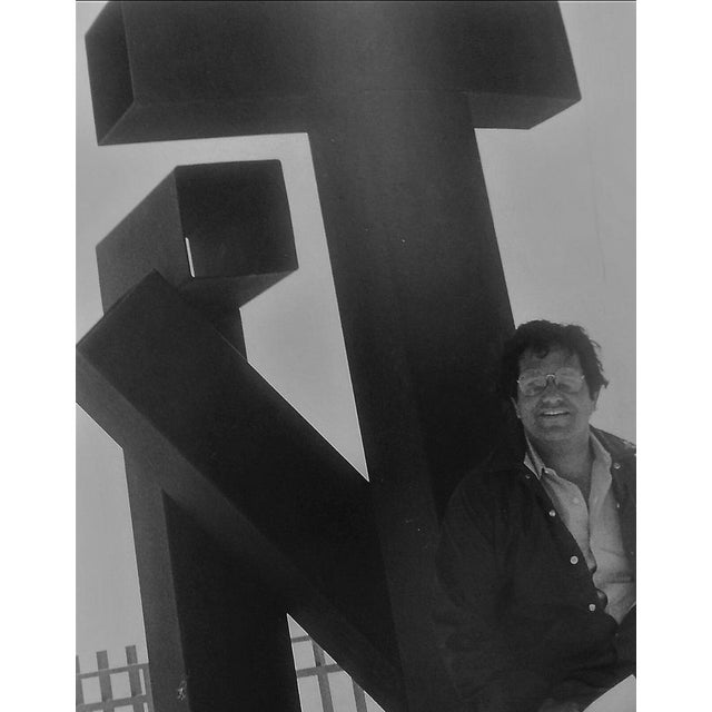 1970s Tony Rosenthal Maquette for Large T-Square Sculpture For Sale - Image 11 of 11