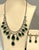 Emerald Gia Certified 75 Ct Zambian Emerald & 30Ct Diamond Necklace Earring Bridal Suite For Sale - Image 8 of 8