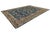 Hand-Knotted Bidjar Vintage Style Wool Rug Midnight Blue Floral Arabesque For Sale In New York - Image 6 of 12
