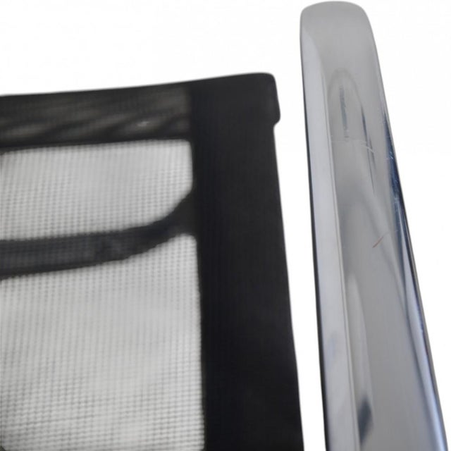 Black Vintage EA-117 Office Chair in Black Mesh by Charles Eames, 1990s For Sale - Image 8 of 18
