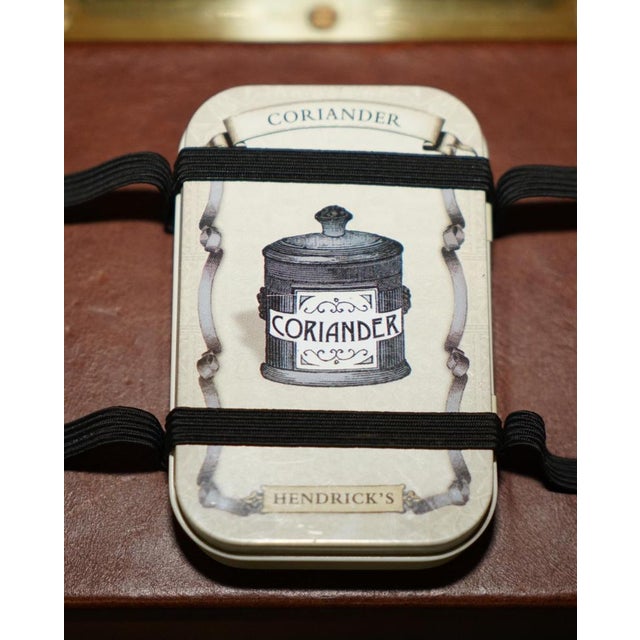 Vintage Leather Car Trunk Drinks Picnic Decanter Set from Holden, Set of 5 For Sale - Image 17 of 18