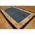 Textile 1920s Blue Ground Geometric Antique Chinese Peking Rug 6'10" X11'8" Wool Carpet For Sale - Image 7 of 11