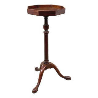 Antique Georgian Mahogany Torchere Candle Stand, 1750 For Sale