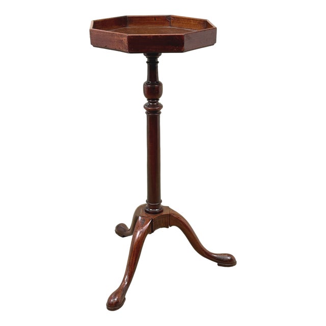 Antique Georgian Mahogany Torchere Candle Stand, 1750 For Sale