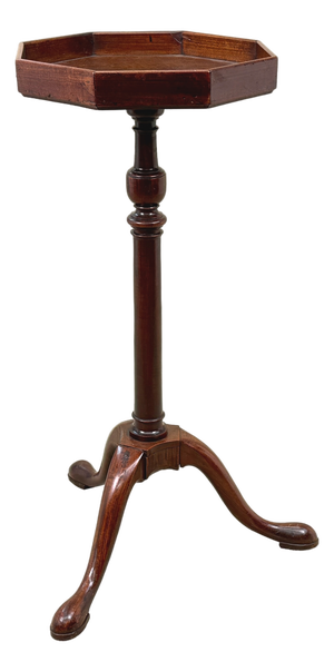 Antique Georgian Mahogany Torchere Candle Stand, 1750