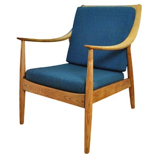 Lounge Chair by Peter Hvidt & Orla Mølgaard Nielsen for France & Daverkosen, 1950s For Sale
