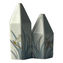 Polygon Dragonfly Salt and Pepper Shakers by Tapio Wirkkala for Rosenthal Studio Line, Set of 2 For Sale