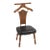 Vintage Babcock-Phillips Gentleman’s Valet Chair With New Black Leather Seat For Sale