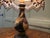 French Ceramic Table Lamp with Beaded Shade, 1960 For Sale - Image 4 of 9