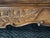 Maitland-Smith Carved Walnut and Rattan Dry Bar Armoire Cabinet For Sale In Tampa - Image 6 of 17