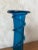 Glass Blue Spiral Vases, 1890s For Sale - Image 7 of 14