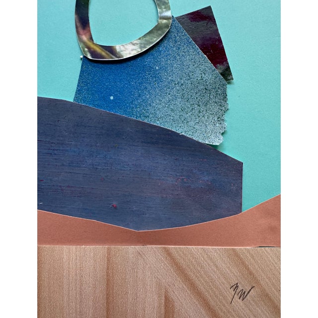 Paper "Pop Music 17" Original Mixed-Media Collage on Paper by Zac Woodiel For Sale - Image 7 of 9