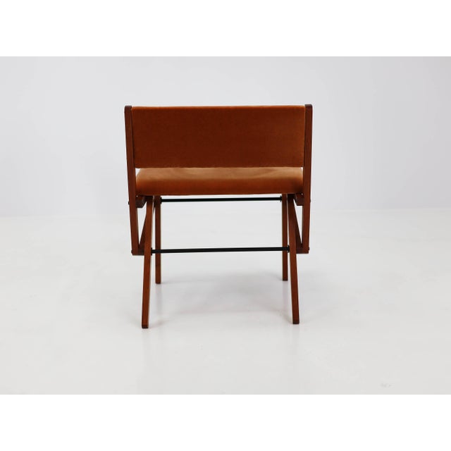 Vintage Architectural Table and Chair by Franco Albini for Poggi, 1954, Set of 5 For Sale - Image 6 of 12