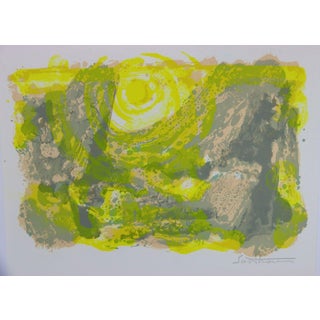 Maurice-Elie Sarthou, Coucher de soleil, Lithograph For Sale