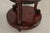 Theodore Alexander 3 Tier Round Flame Mahogany End Lamp Table For Sale In Philadelphia - Image 6 of 13