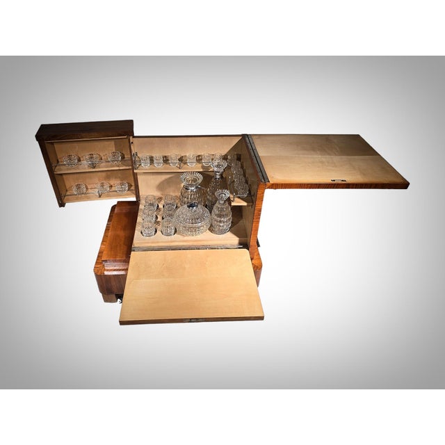 Wood Art Deco Bar Cabinet, 1920s For Sale - Image 7 of 17