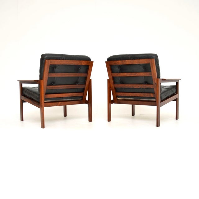 1960s Vintage Danish Capella Armchairs from Illum Wikkelsø, 1960s, Set of 2 For Sale - Image 5 of 12