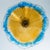 Murano Glass Flower Pendant Light attributed to Mazzega, 1970 For Sale - Image 6 of 14