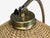 1950s V. Soini Oy, Rare Floor Lamp, Brass, Leather, Rattan For Sale In New York - Image 6 of 11