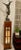 Brown 1940s Art Deco Mahogany Lighted Column, French Rod Iron Frosted Glass and Mahogany Wood Lighted Pedestal For Sale - Image 8 of 12