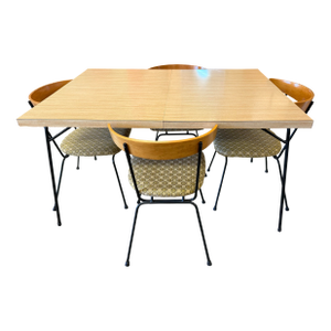 1950’s Dinette Set With 4 Chairs in the Style of Clifford Pascoe