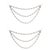 Rustic Triple Strand Bead Garland (Set of 2) For Sale - Image 3 of 3