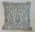 Turkish Ottoman Revival Decorative Pillow with Silver Embroidery, 1990 For Sale - Image 11 of 14