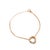 Modern Cartier Trinity on Chain Classic Model 18k Tricolor Diamonds 18cm Link Bracelet For Sale - Image 3 of 7